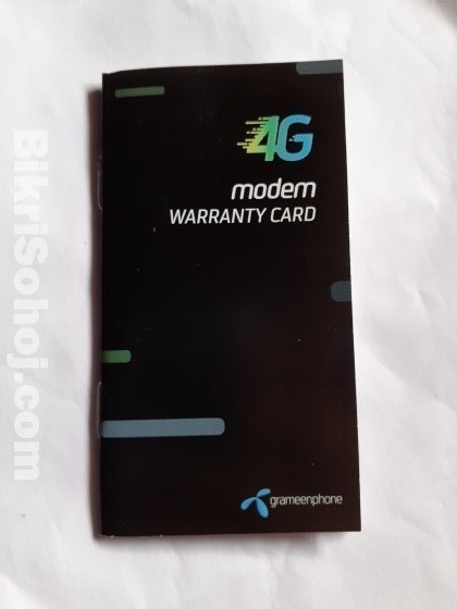 ** 4G modem grameenphone Fresh and intact  Original 2020